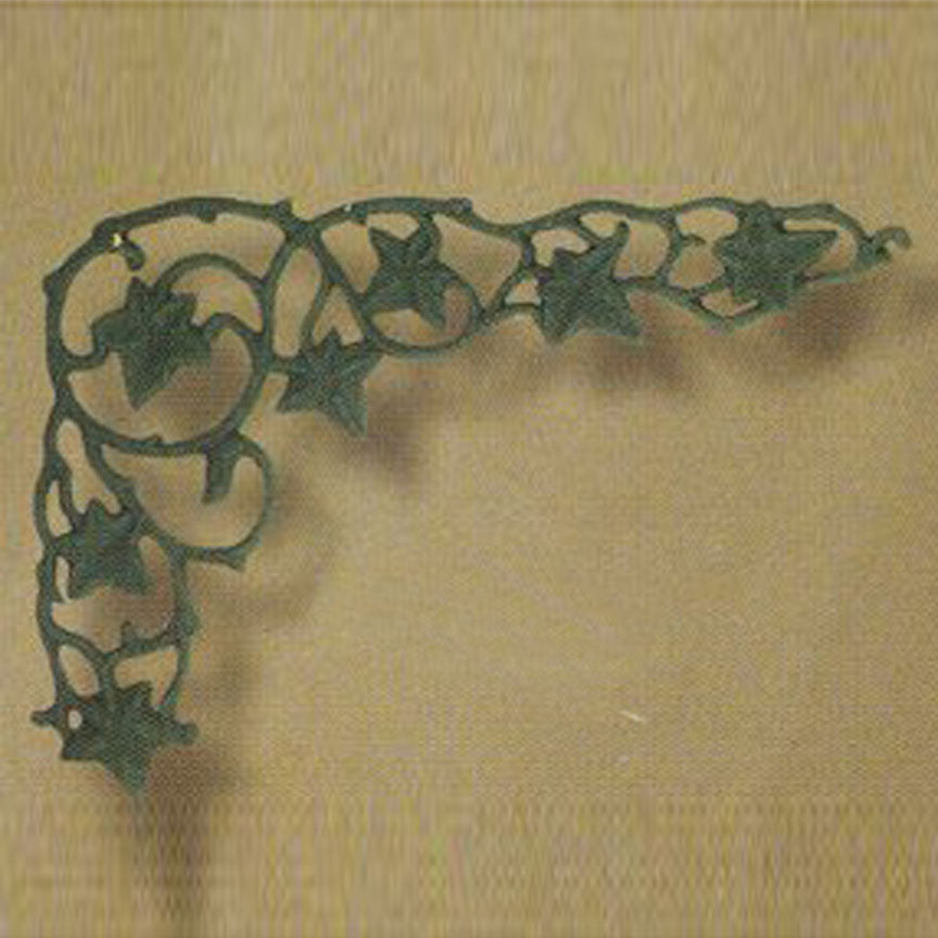Ivy Drapery Holdbacks / Scarf Holders (Set)-Iron Accents