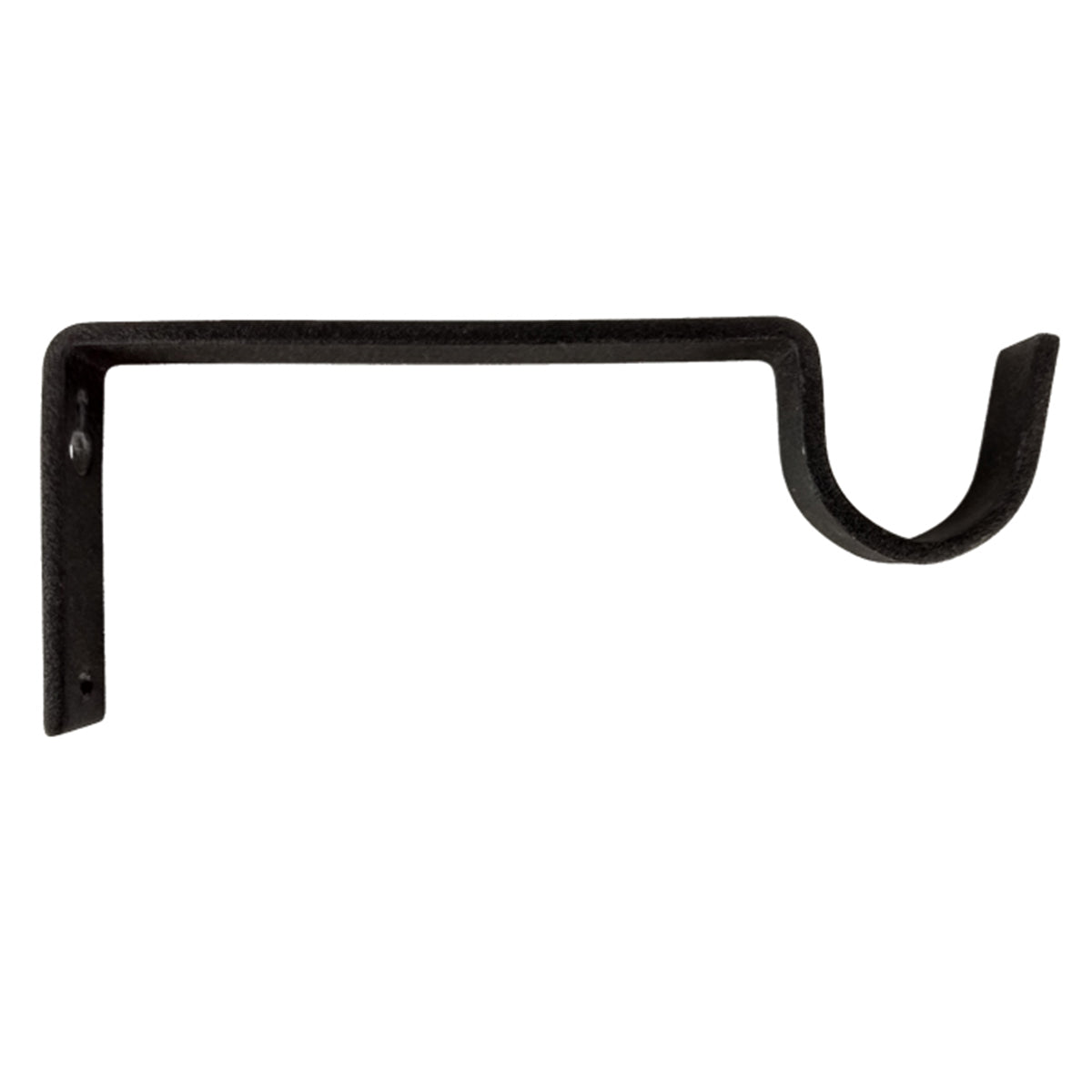 Standard wrought iron wall-mounted curtain rod bracket