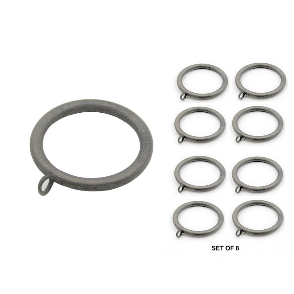 Drapery Rings - Smooth Drapery Rings (Set-8)
