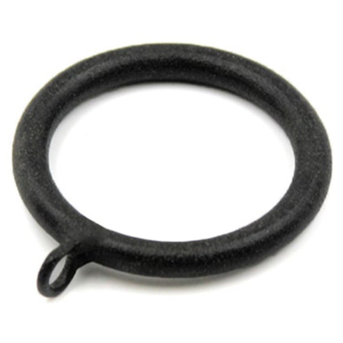 Smooth Drapery Rings - Black