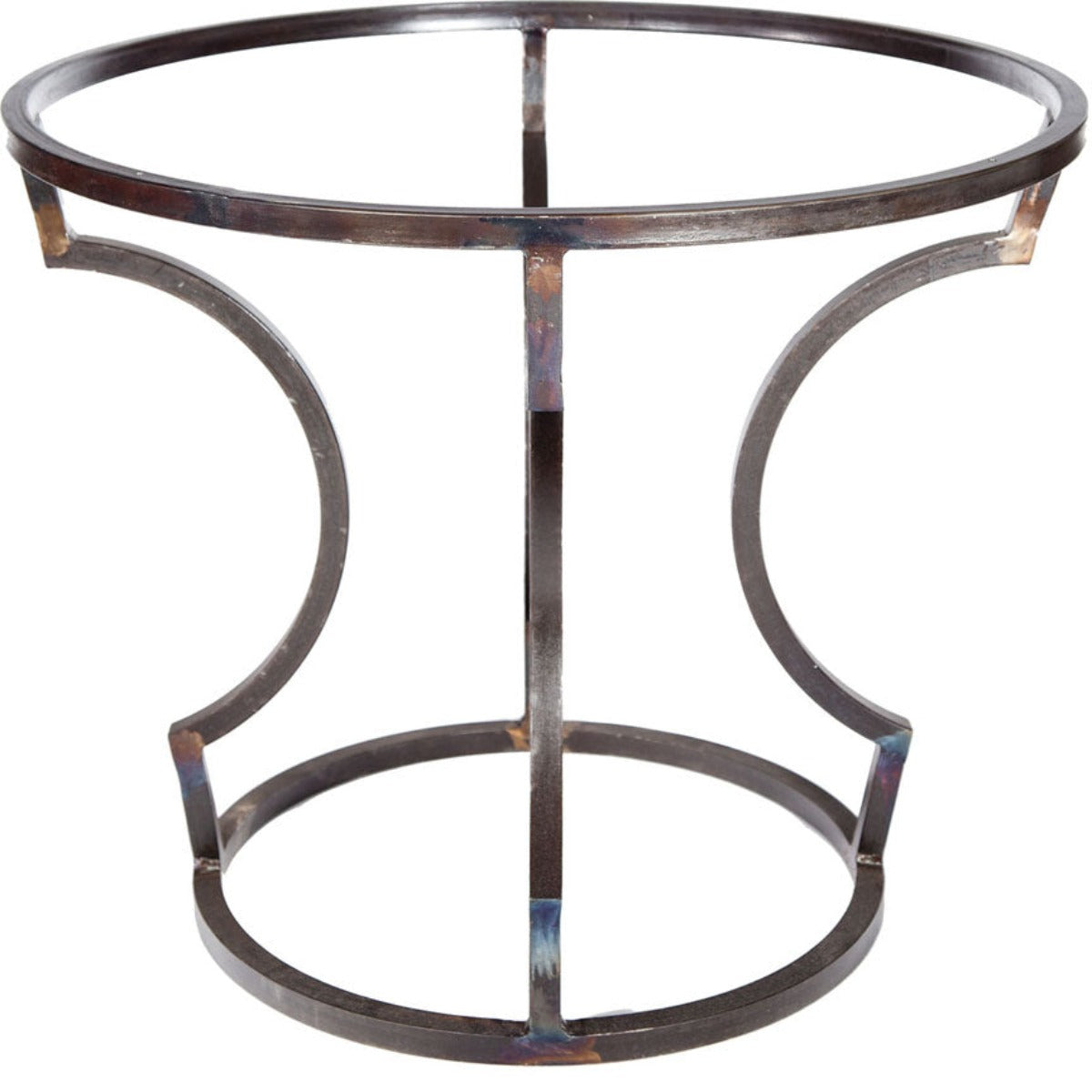 Charles Dining Table or Base for 42"-60" Tops-Iron Accents