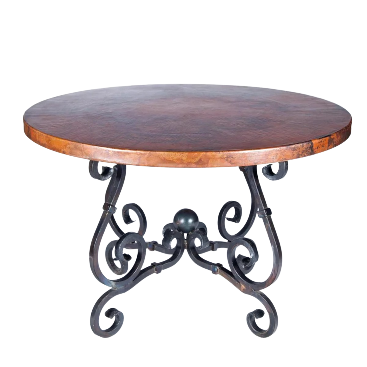 French Dining Table - Copper Top