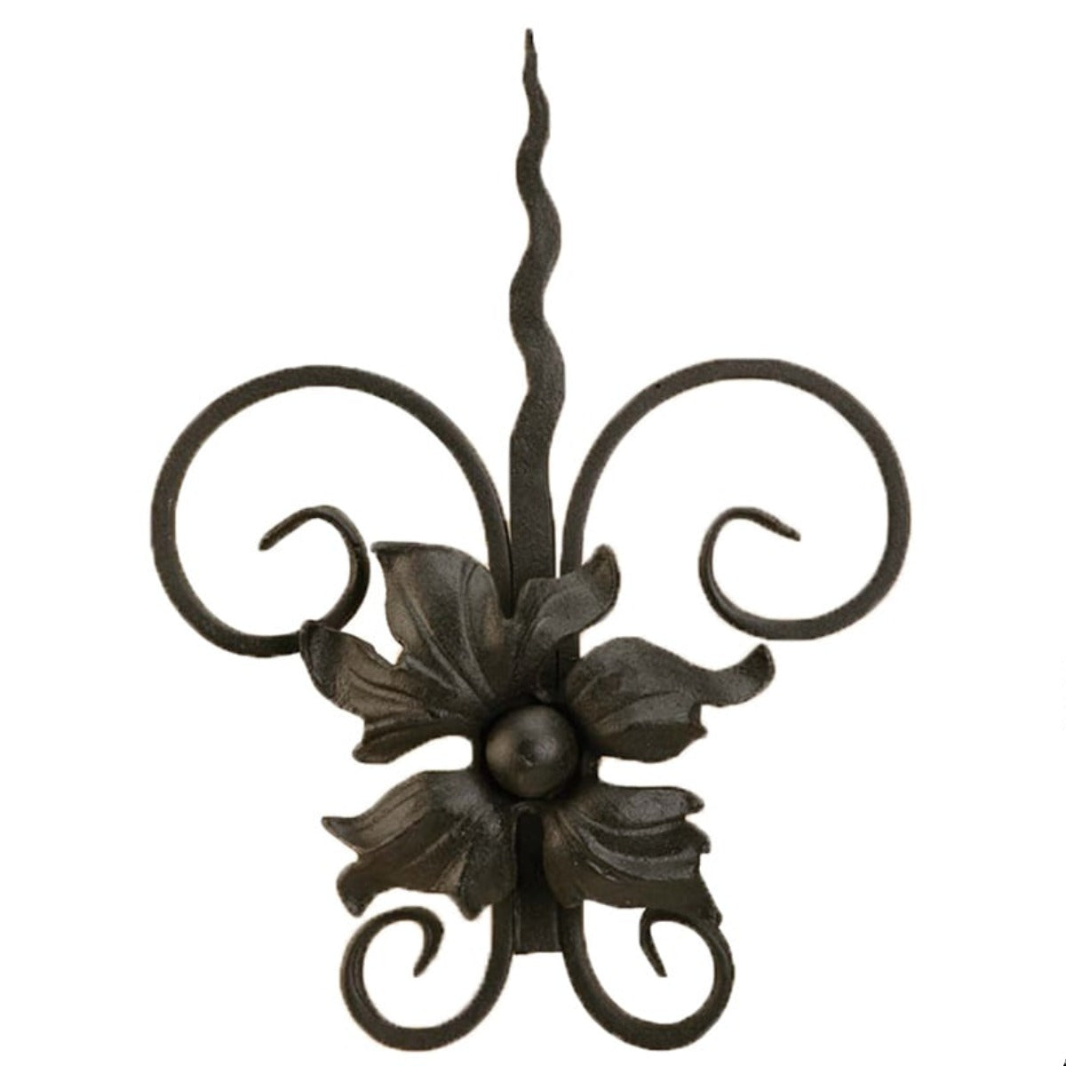 Floral Medallion Drapery Tiebacks - Black