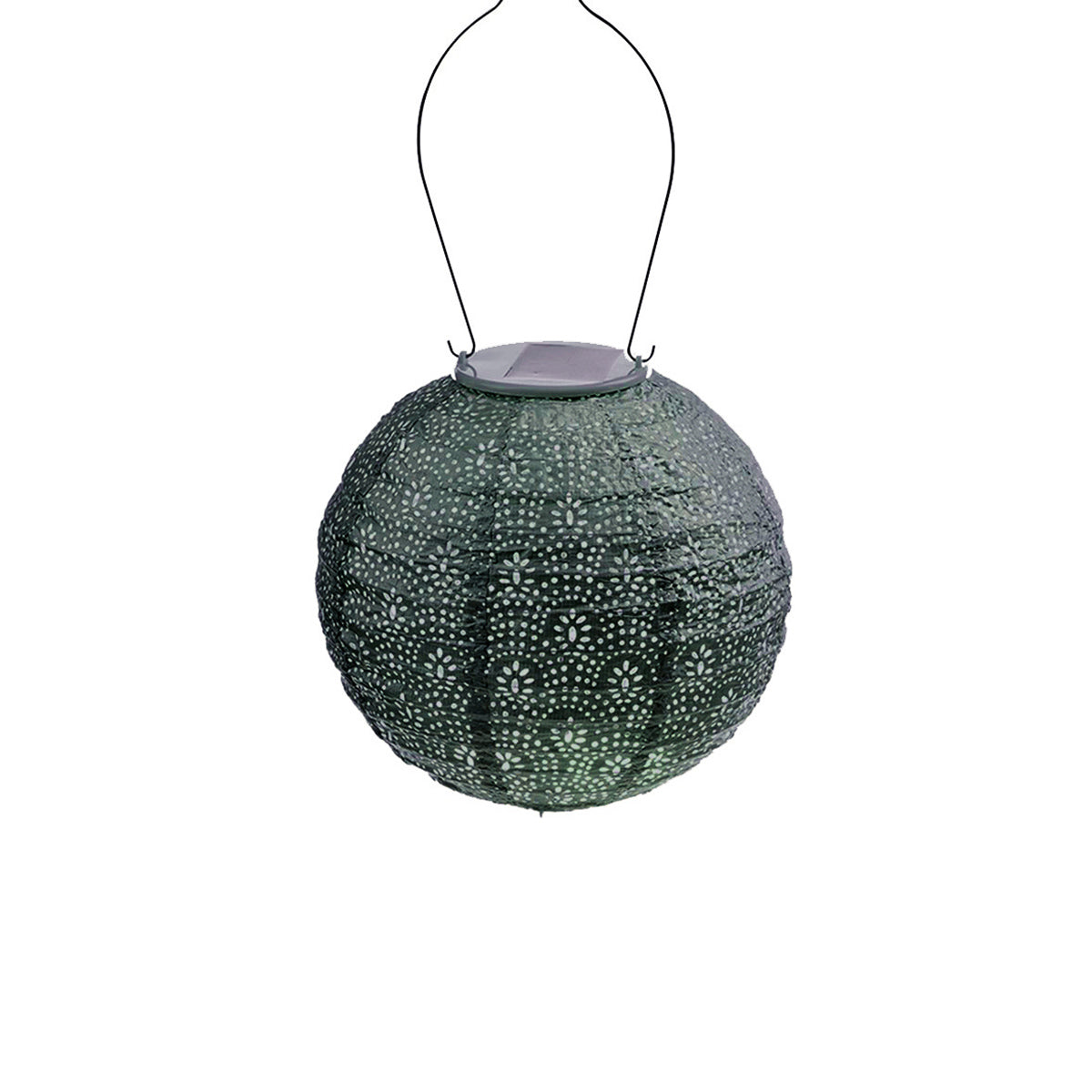 Round Fan Lantern - Green