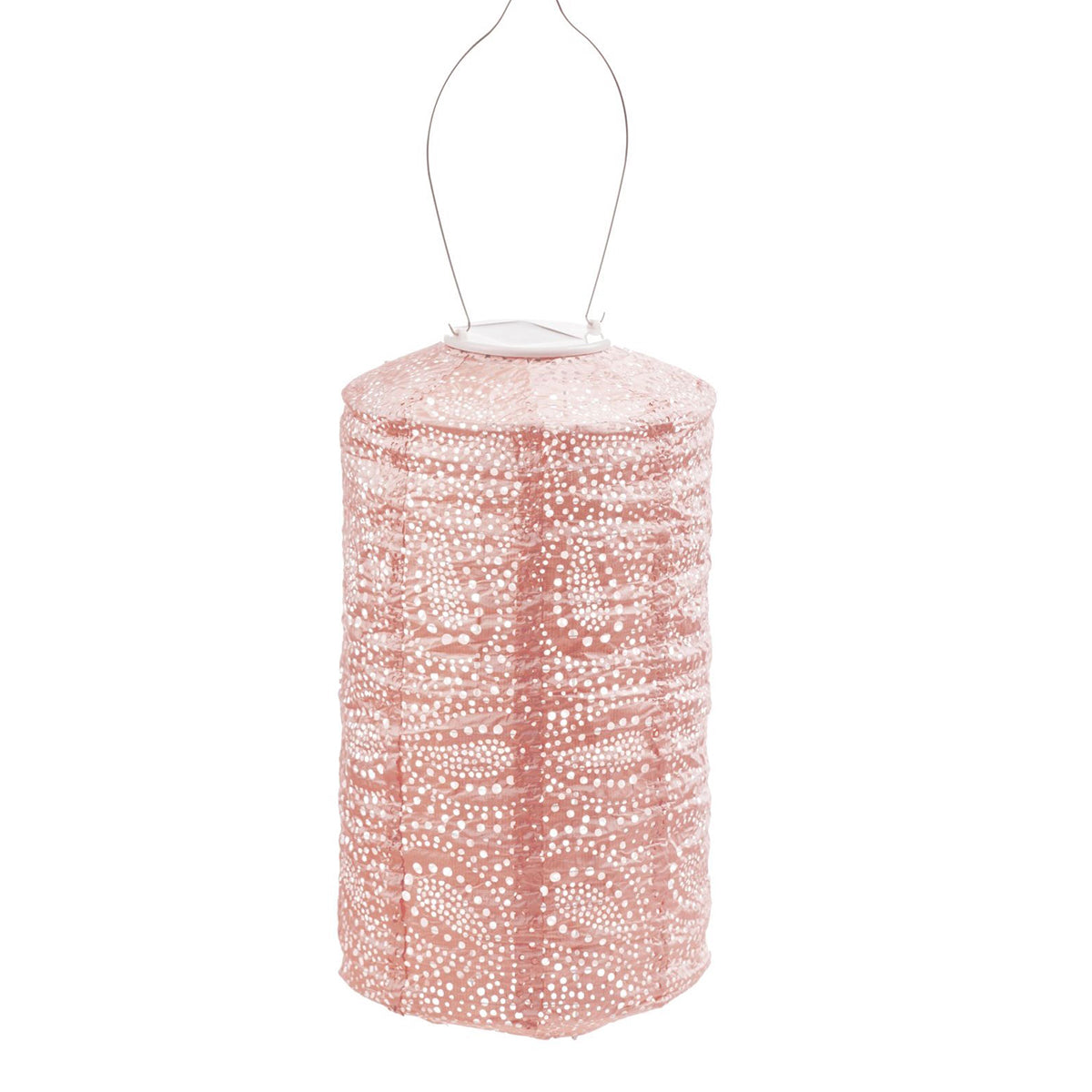 Cylinder Paisley Lantern - Pink