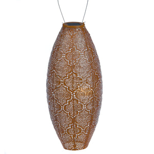 Long Oval Bazaar Lantern - Copper