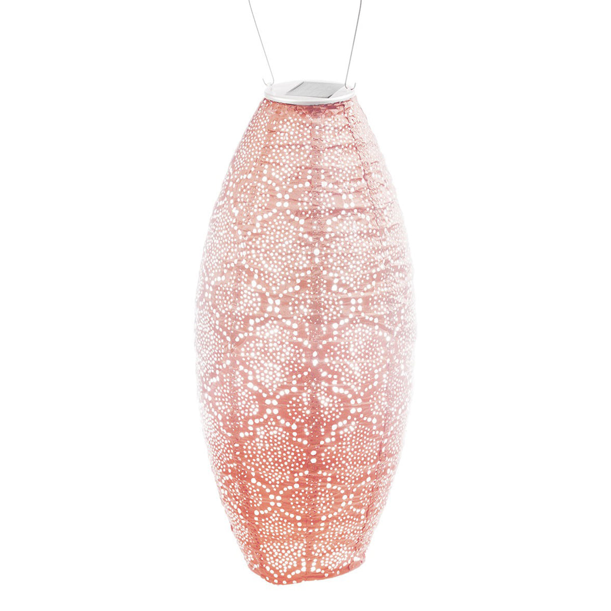 Long Oval Bazaar Lantern - Pink