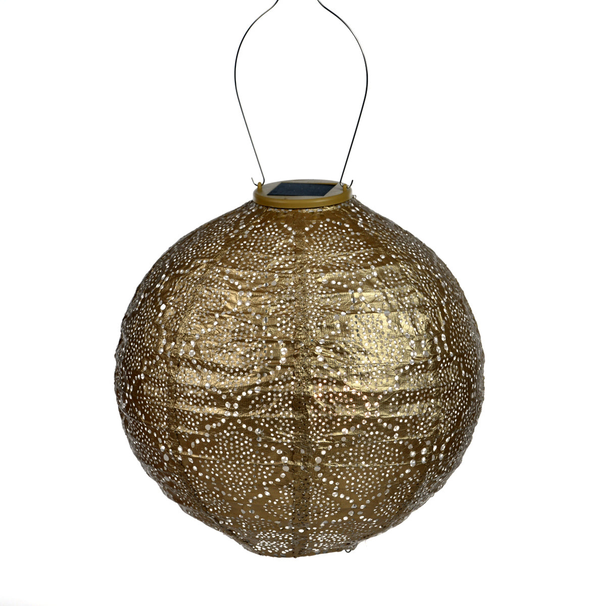 Round Bazaar Lantern - Gold