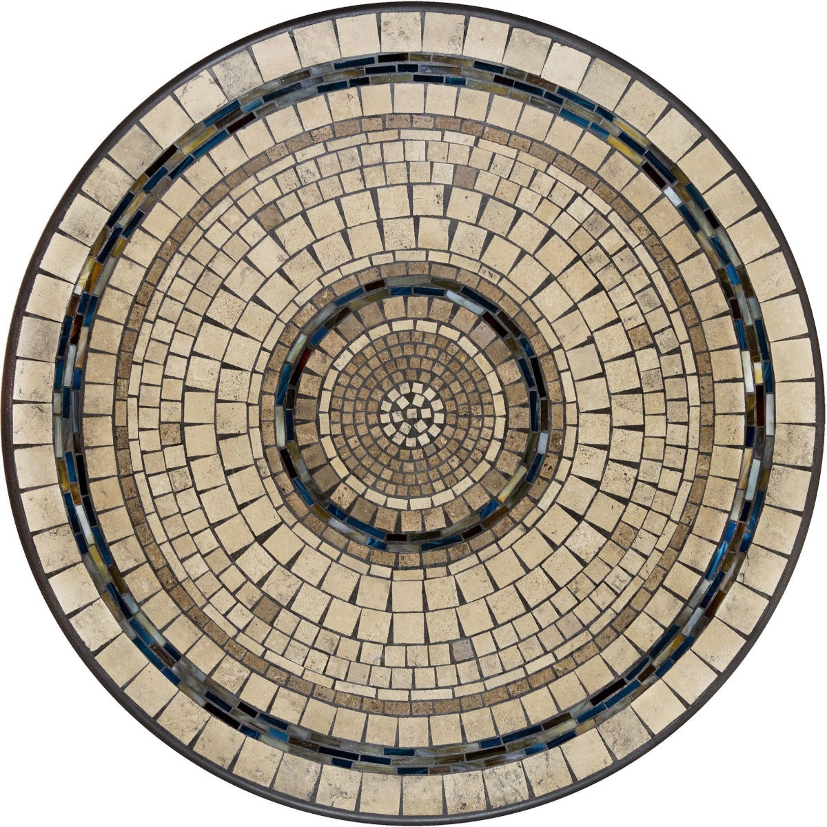 Slate Stone Mosaic Table Tops Neille Olson Mosaics Iron Accents