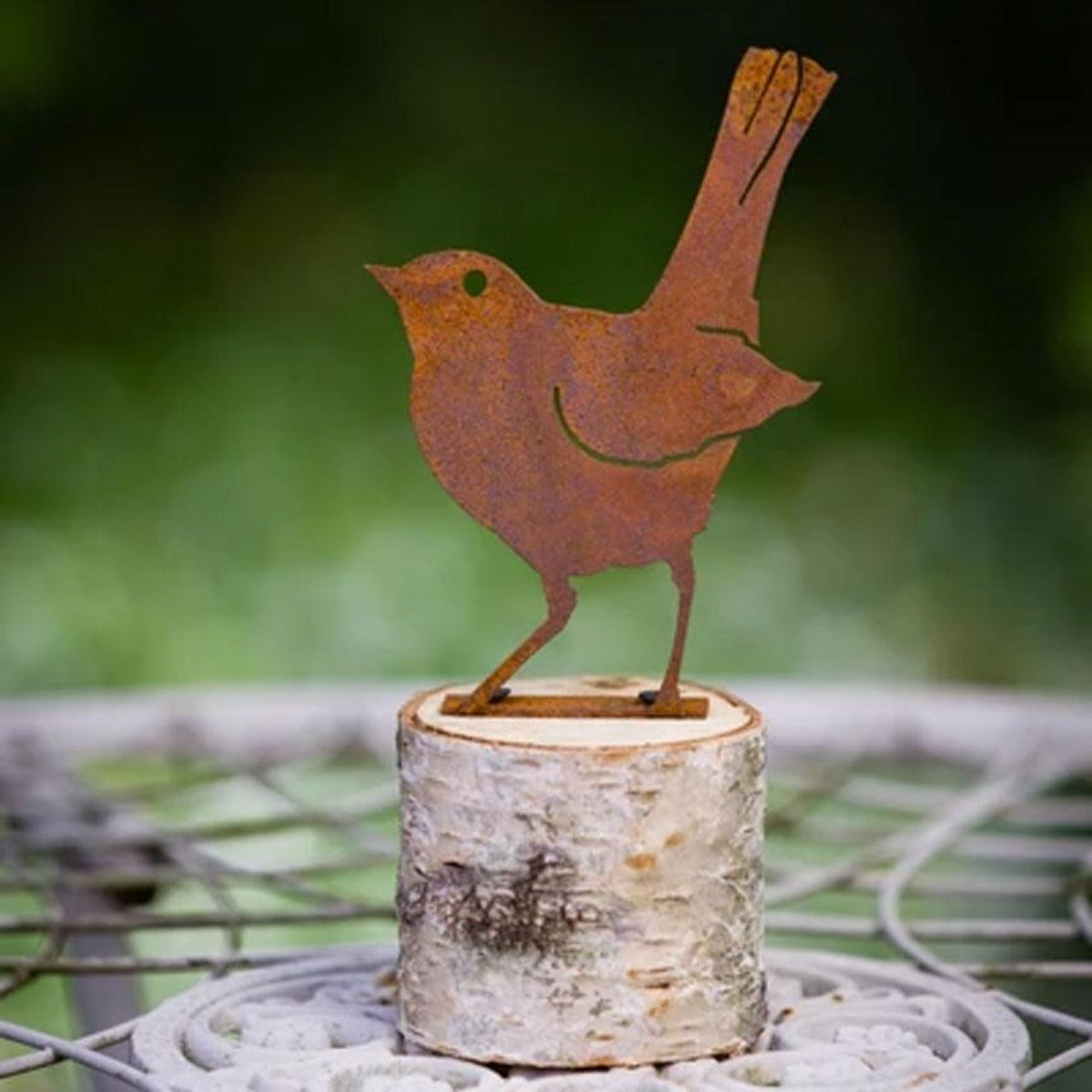 Baby Robin Garden Art-Iron Accents