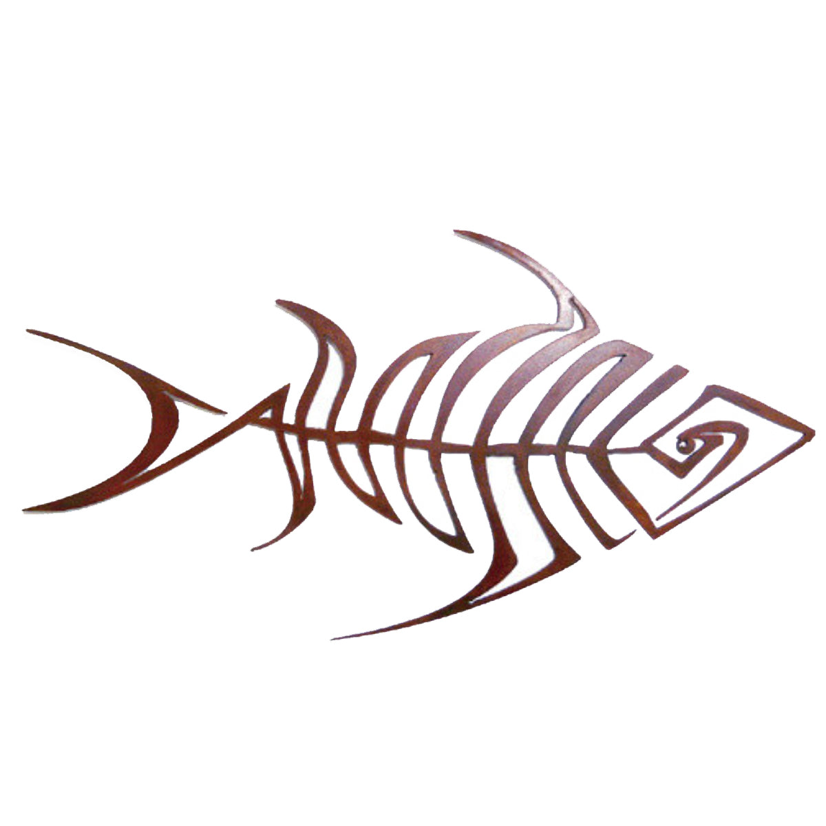 Bone Fish Metal Wall Art