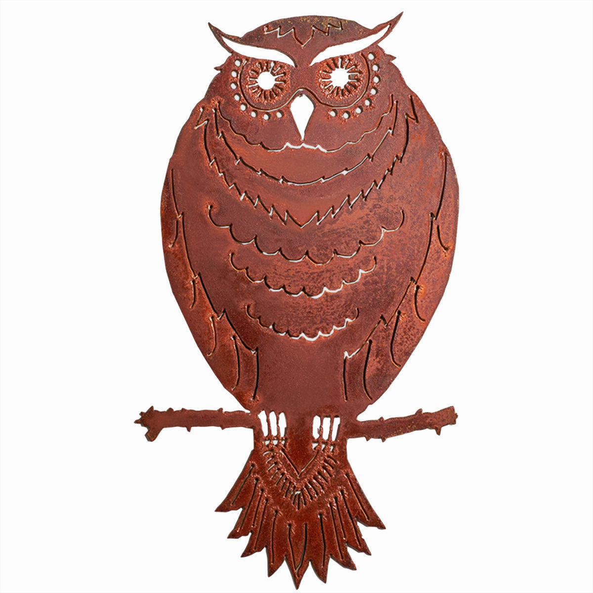 Garden Owl Metal Wall Art