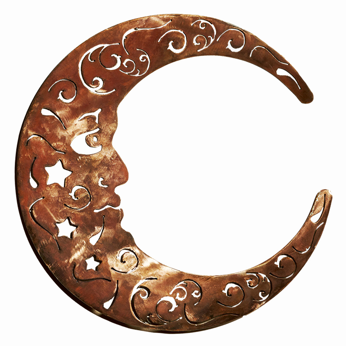 Mr Moon Metal Wall Art