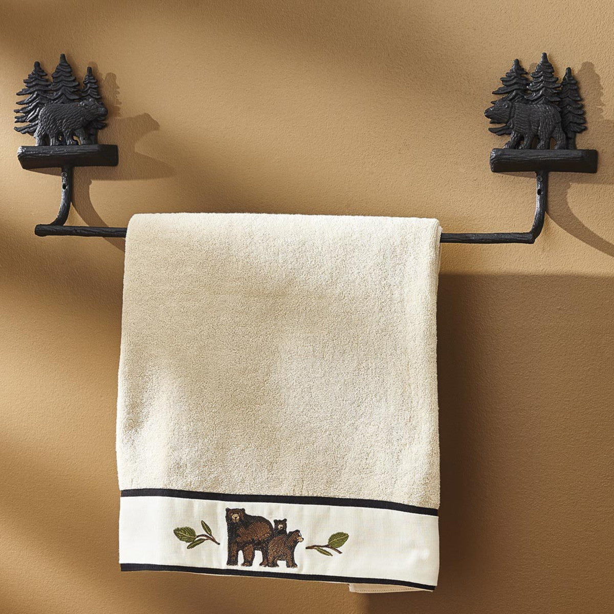 Black Bear Towel Bar - 24"