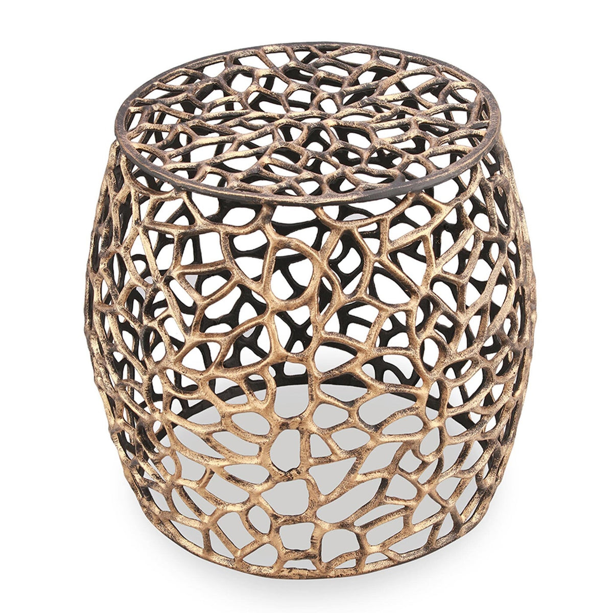 Bronzed Branch Garden Stool