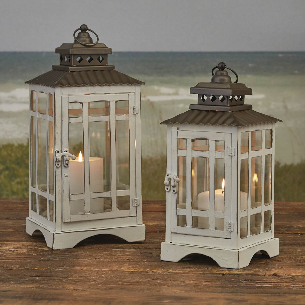 White-Washed Lanterns