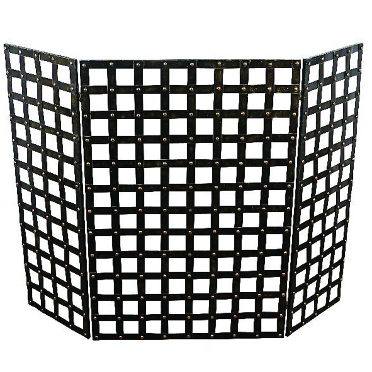 Hammered Nail Fireplace Screen