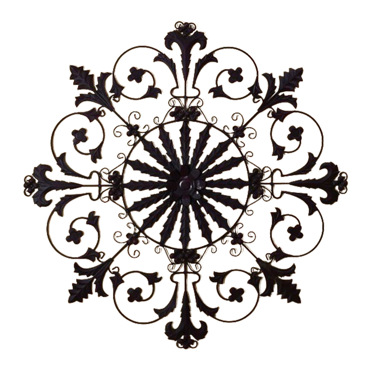 Iron Medallion Wall Grill - Large