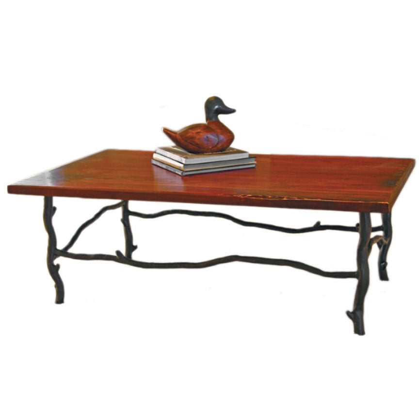 South Fork Cocktail Table / Base -50x30-Iron Accents