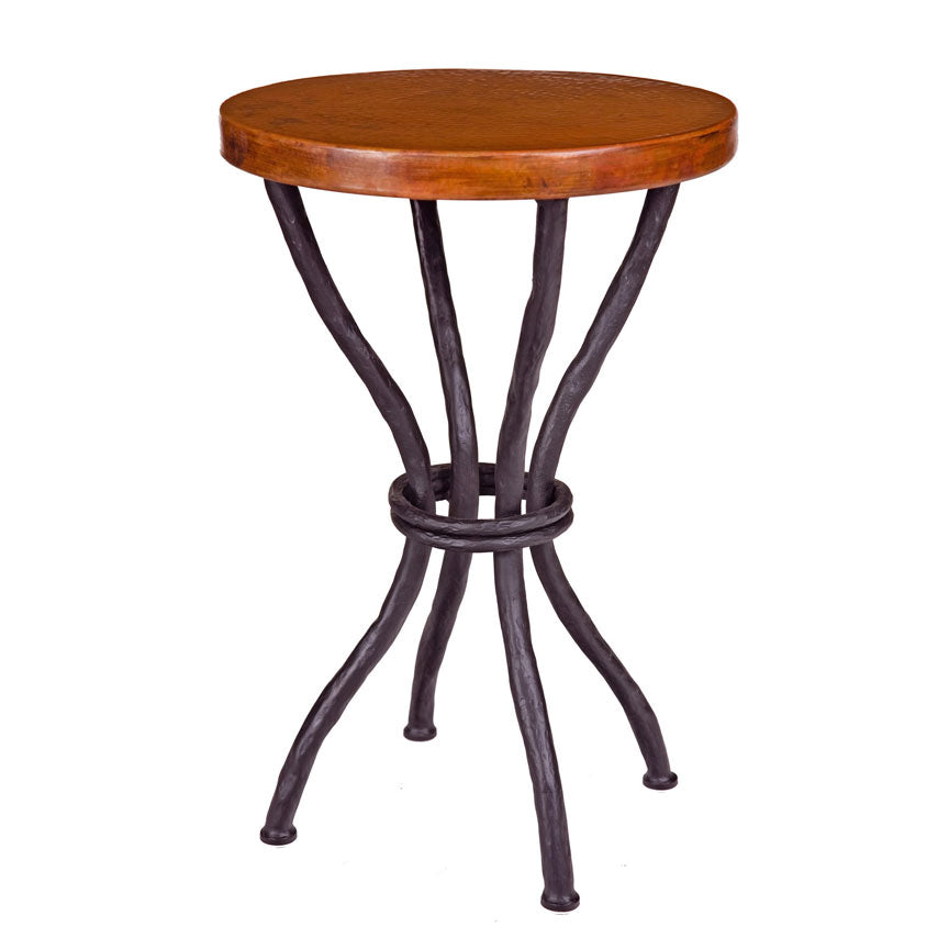 Woodland Accent Table / Base -18"-Iron Accents