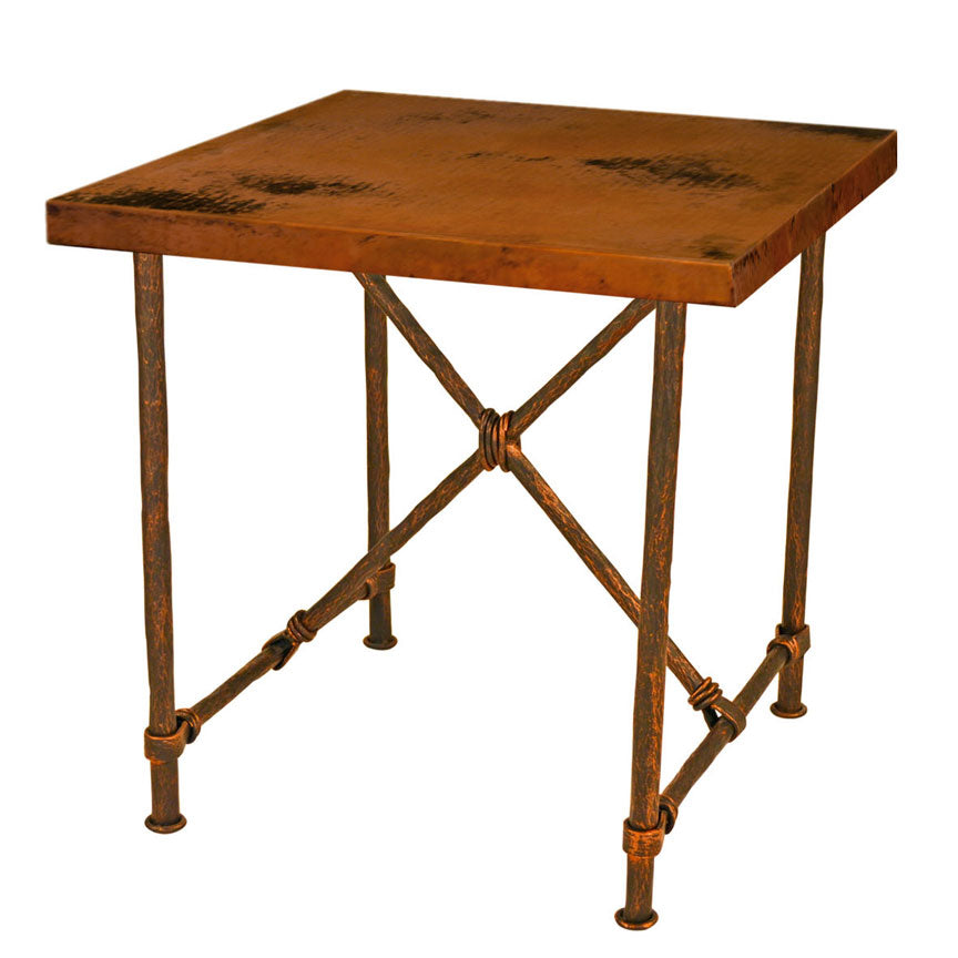 Hand Iron End Table/Base for 24" x 24" Top Belmont Iron Accents