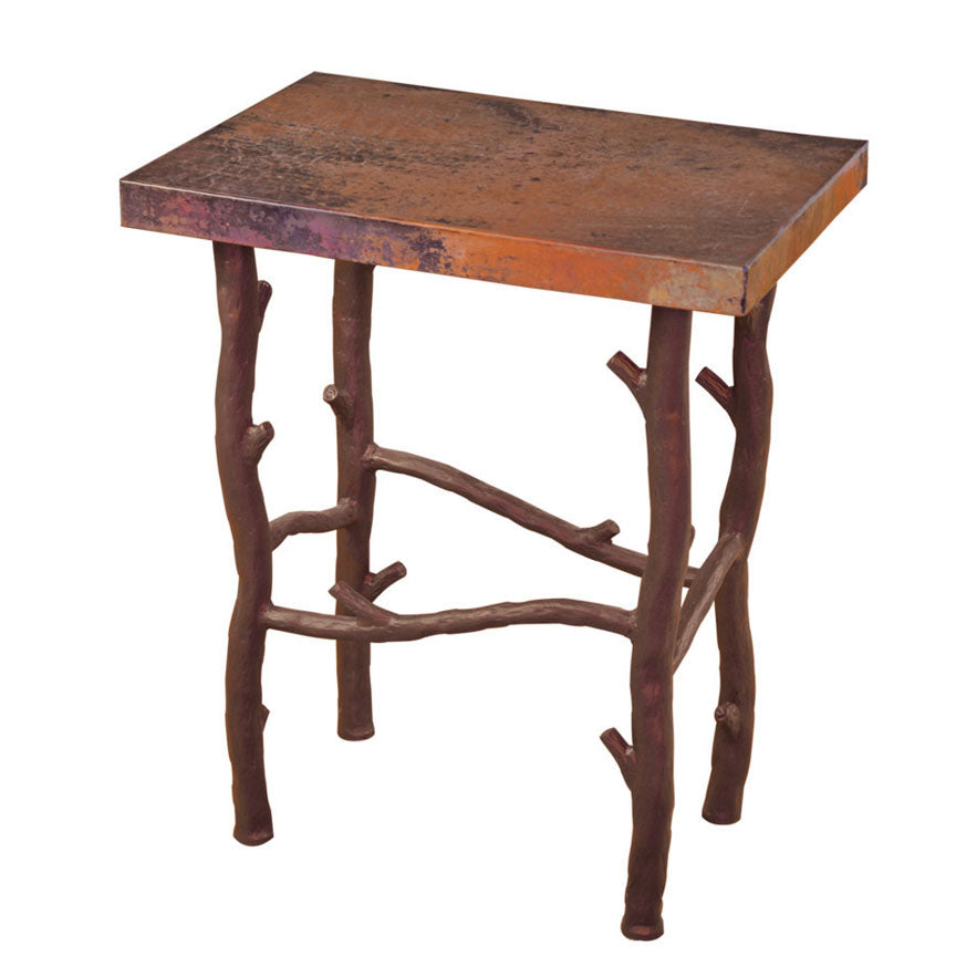 South Fork Small Table / Base -20x14-Iron Accents