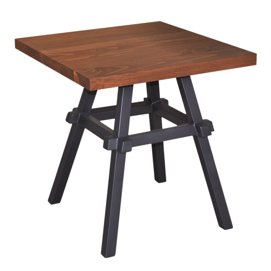 Tower End Table / Base -24x24-Iron Accents
