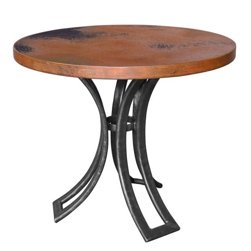Bainbridge End Table / Base -30"-Iron Accents