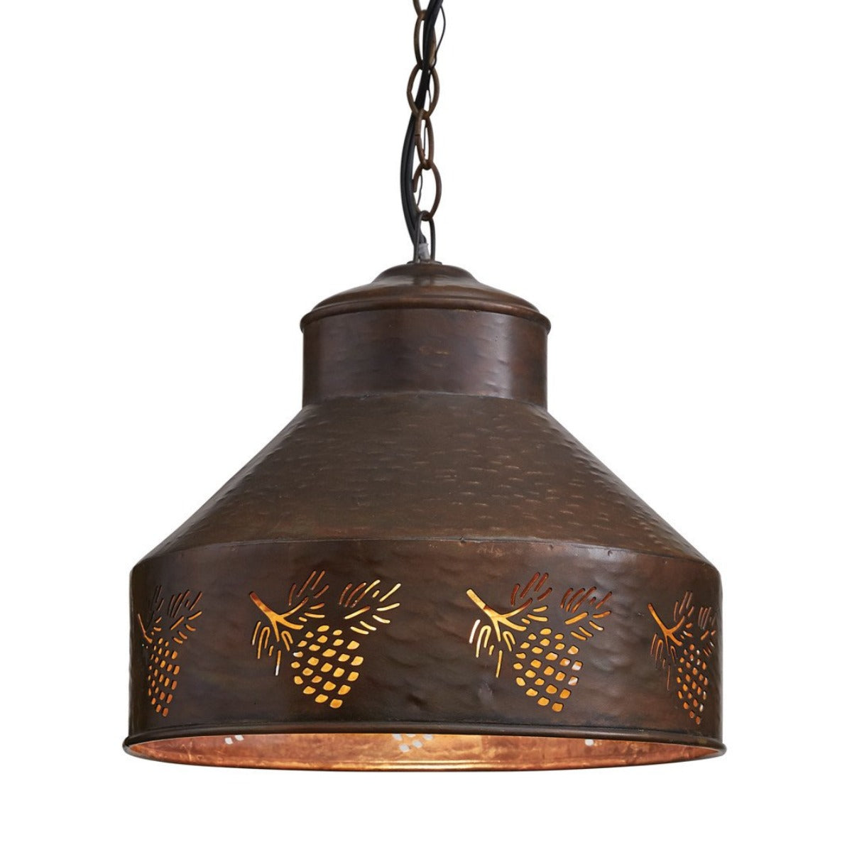 Perforated Pinecone Pendant