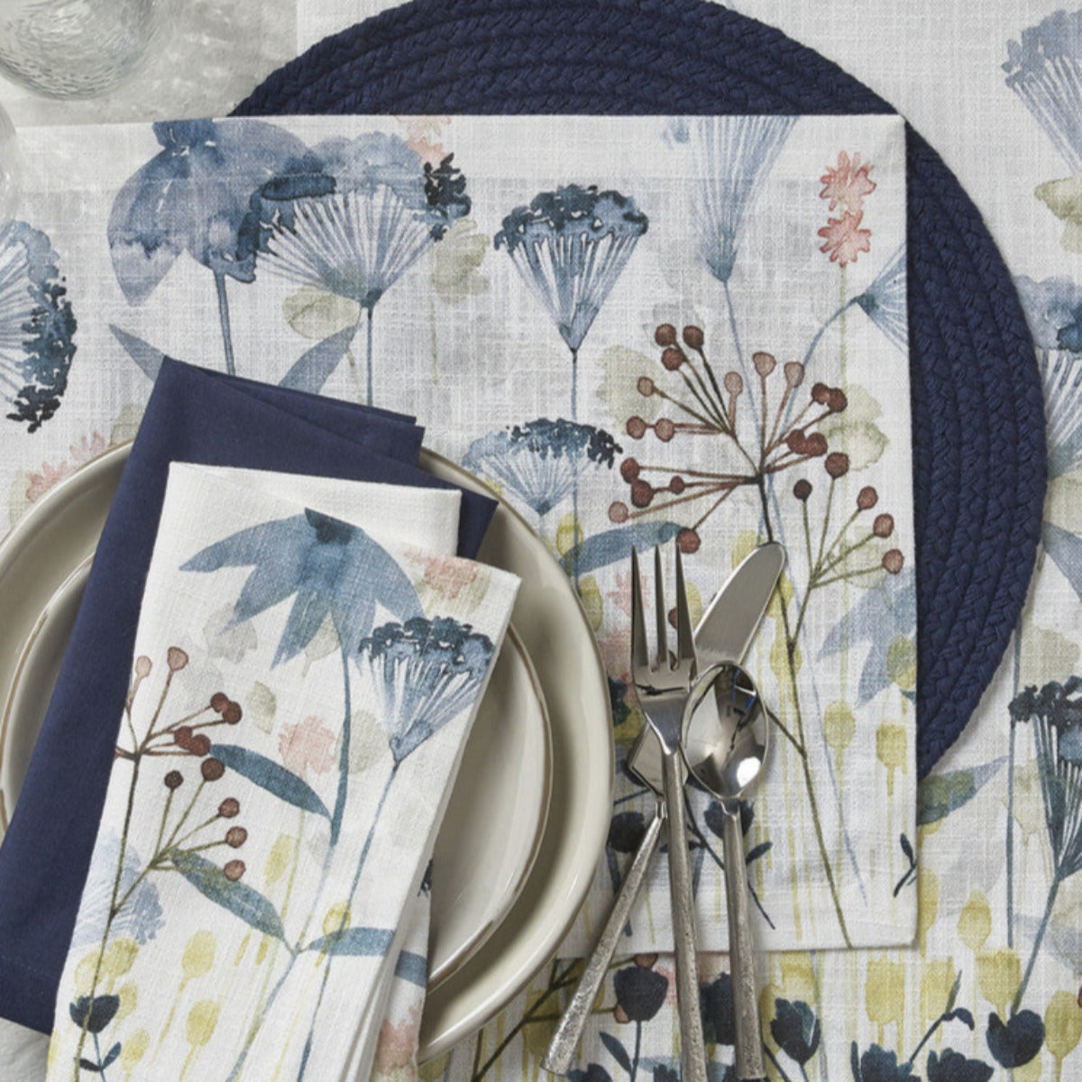 Layered Garden Table Linens