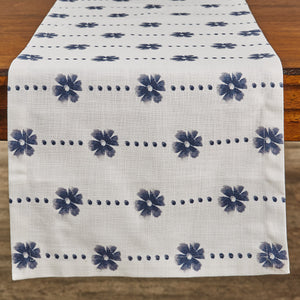 Blue Daisy Table Linens