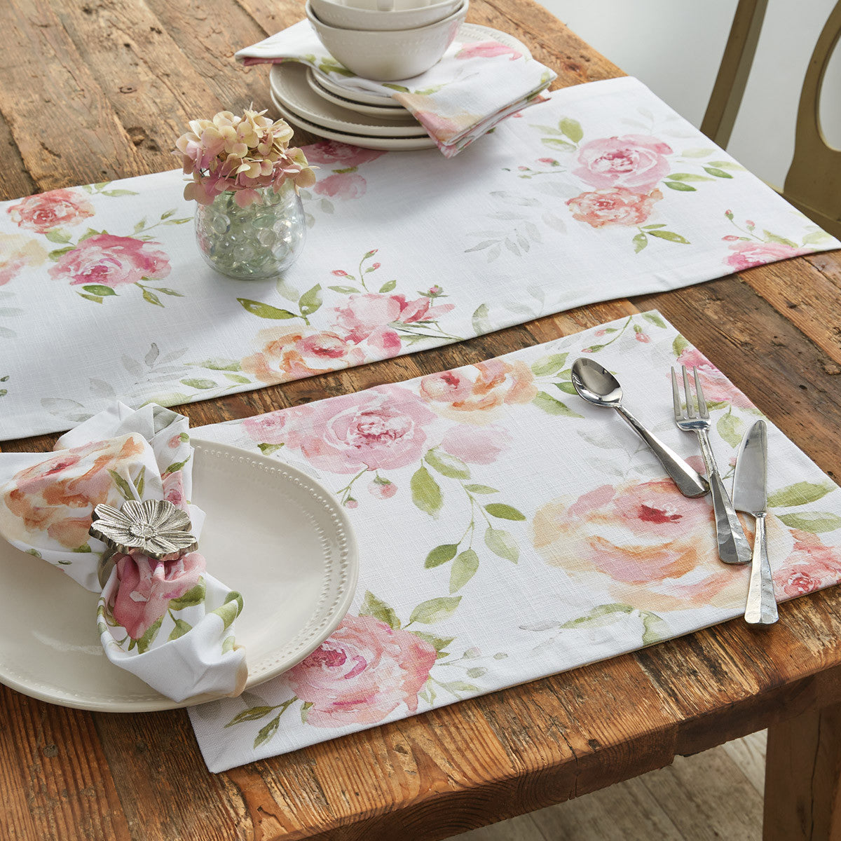 Bella Floral Table Linens