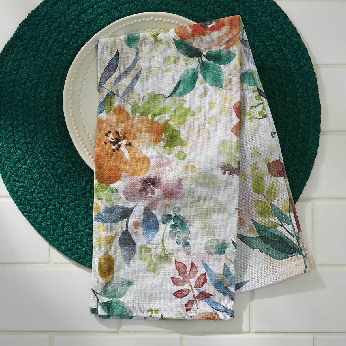 Amber Floral Dish Towels