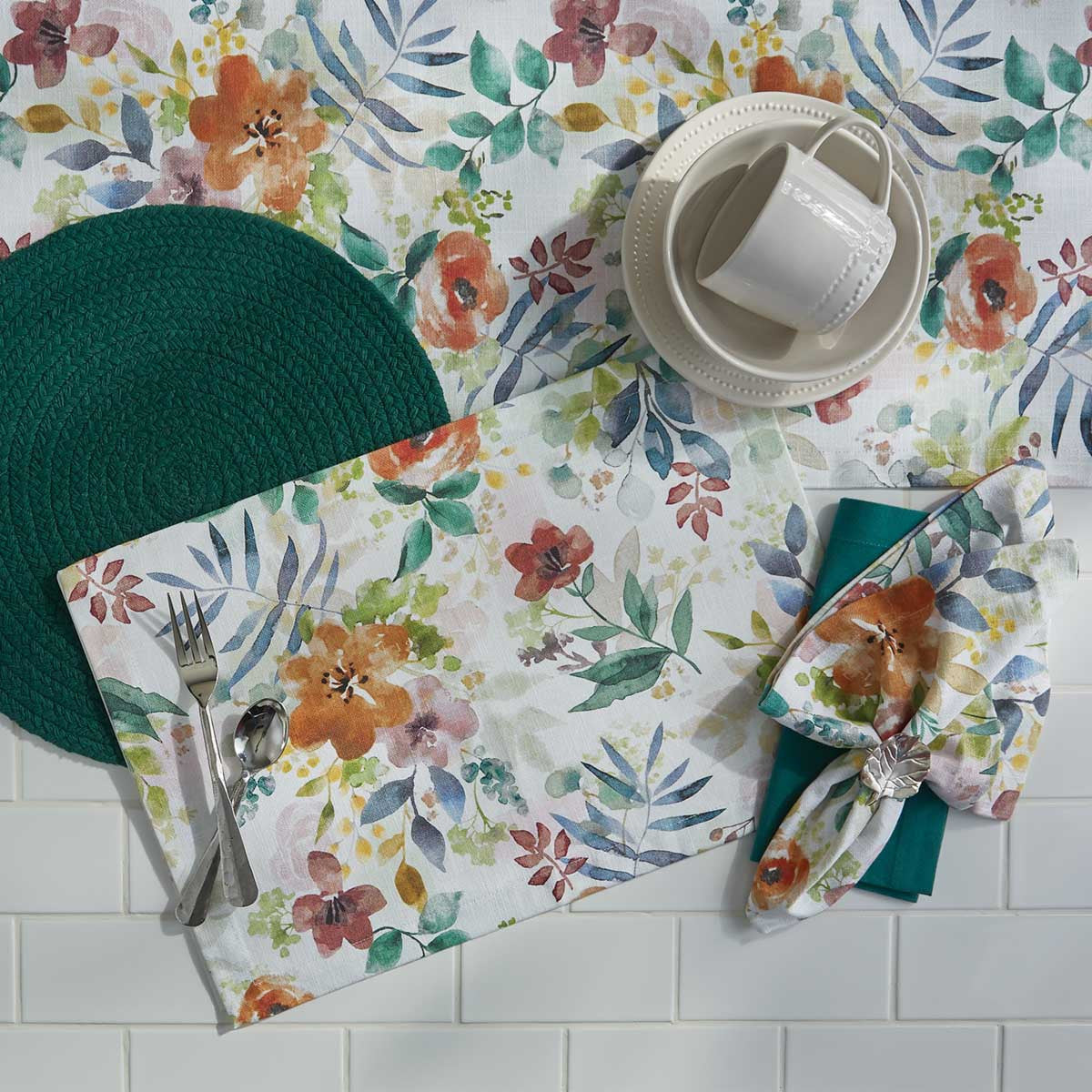 Amelia Floral Table Linens