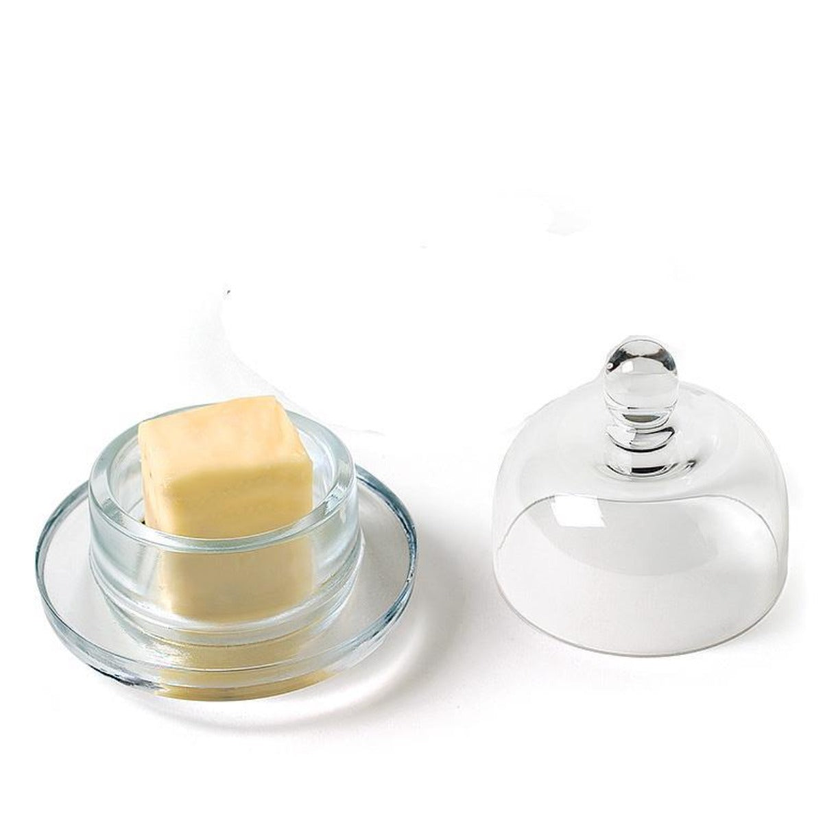 Keep Your Butter Fresh with Mini Done Butter Dishes Glass Butter
