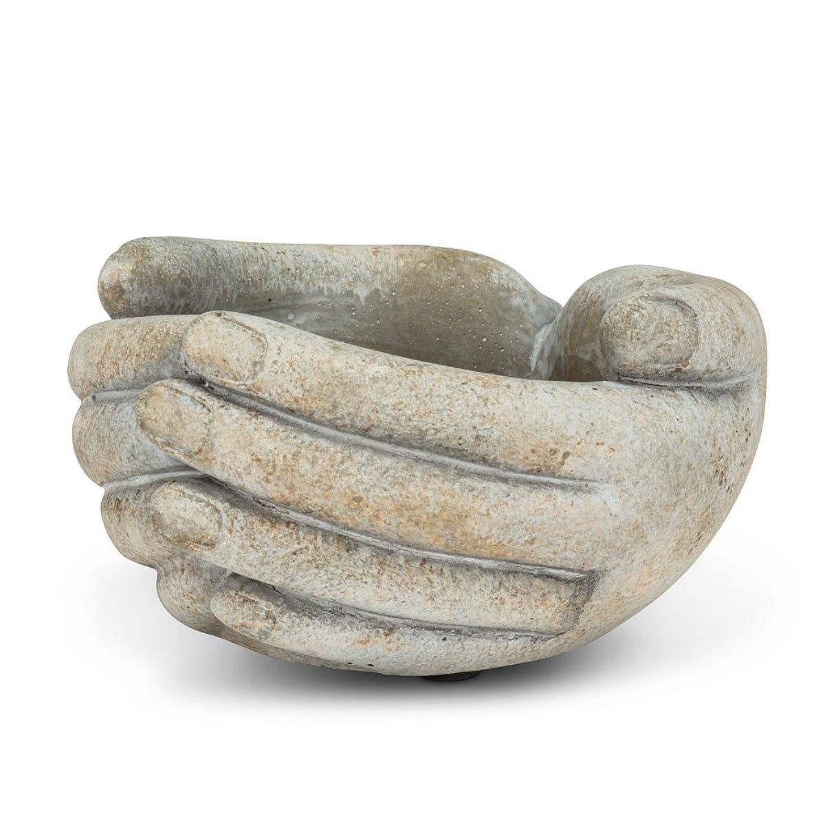 Cupped Hands Planter-Iron Accents