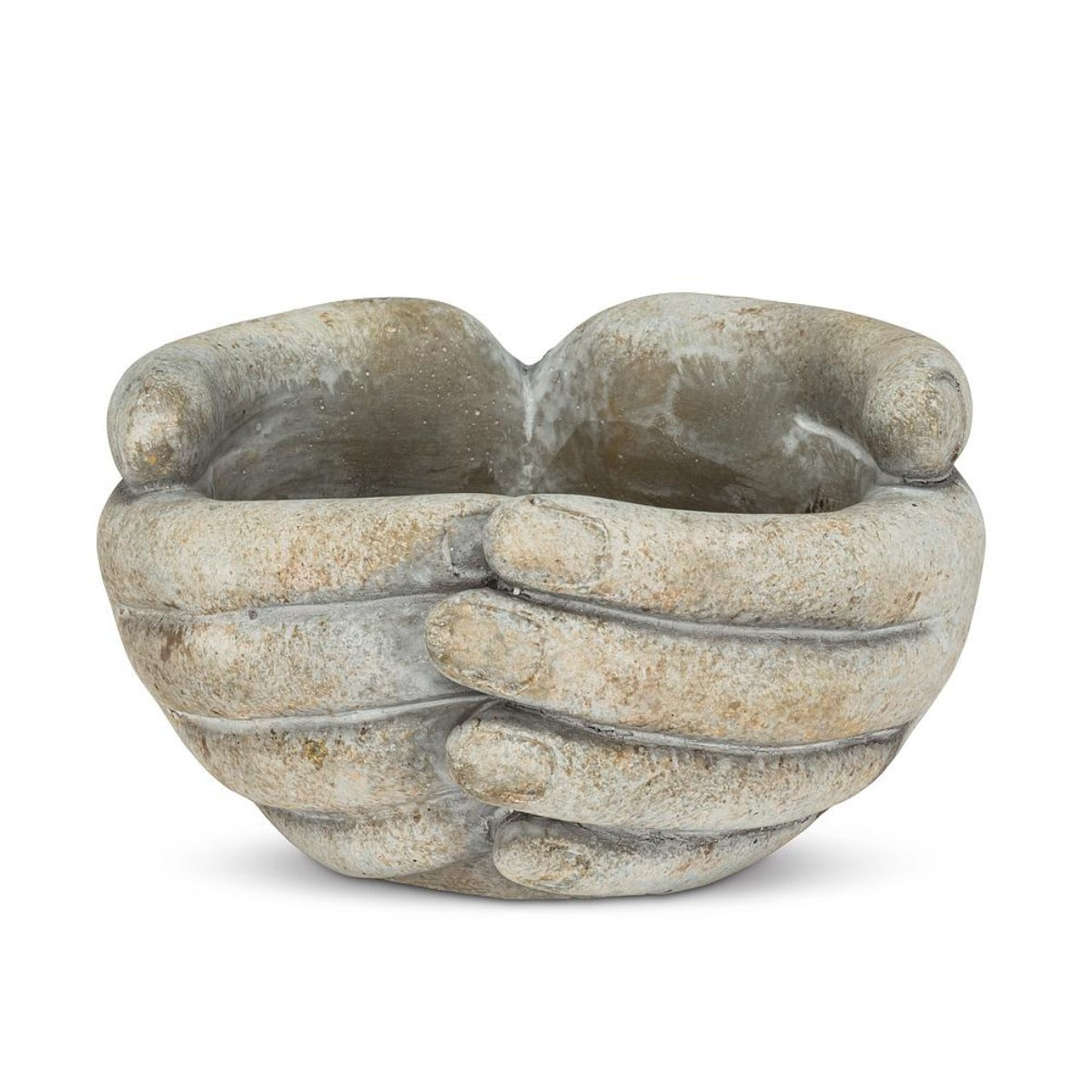 Cupped Hands Planter-Iron Accents