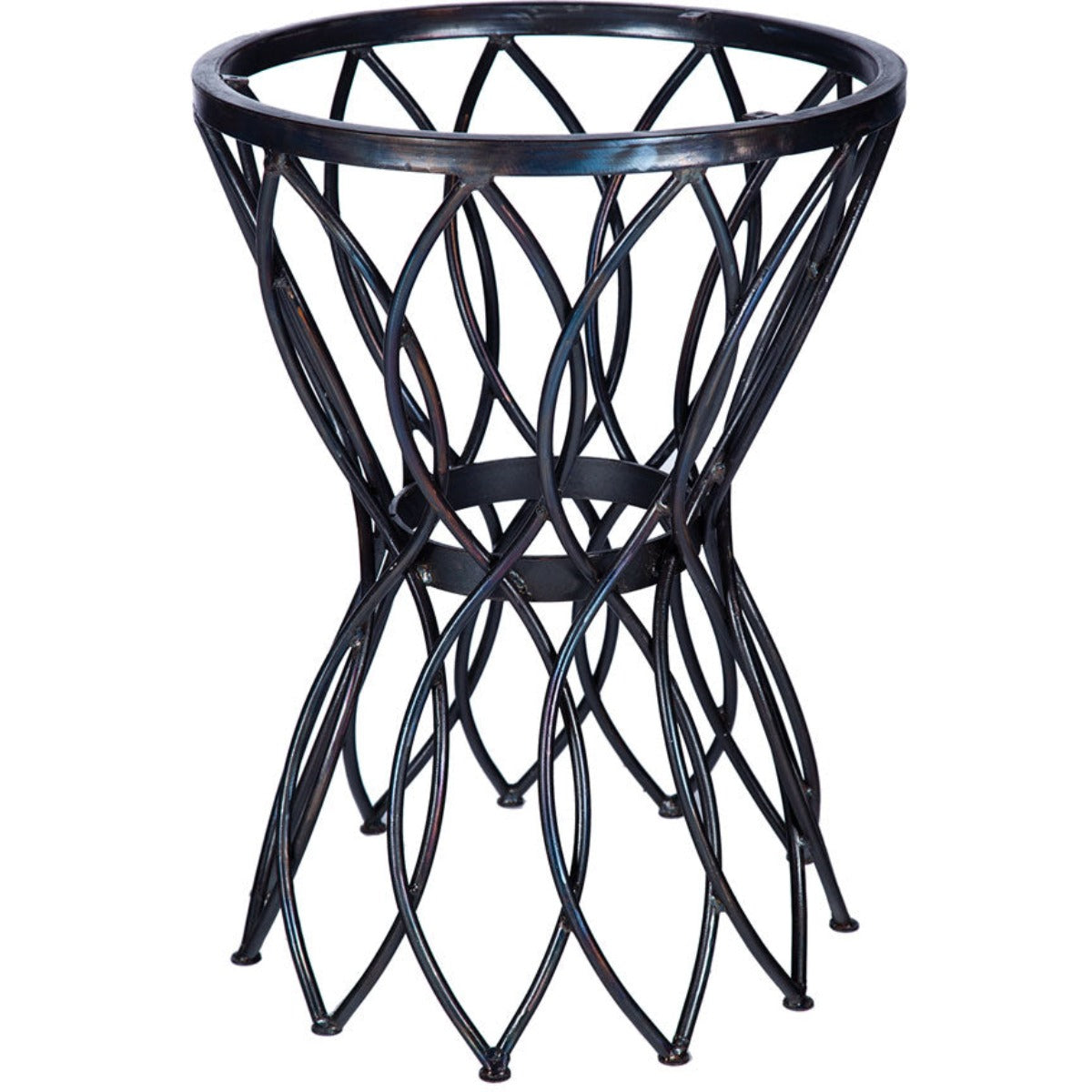 Infinity Dining Table or Base for 42"-60" Tops-Iron Accents