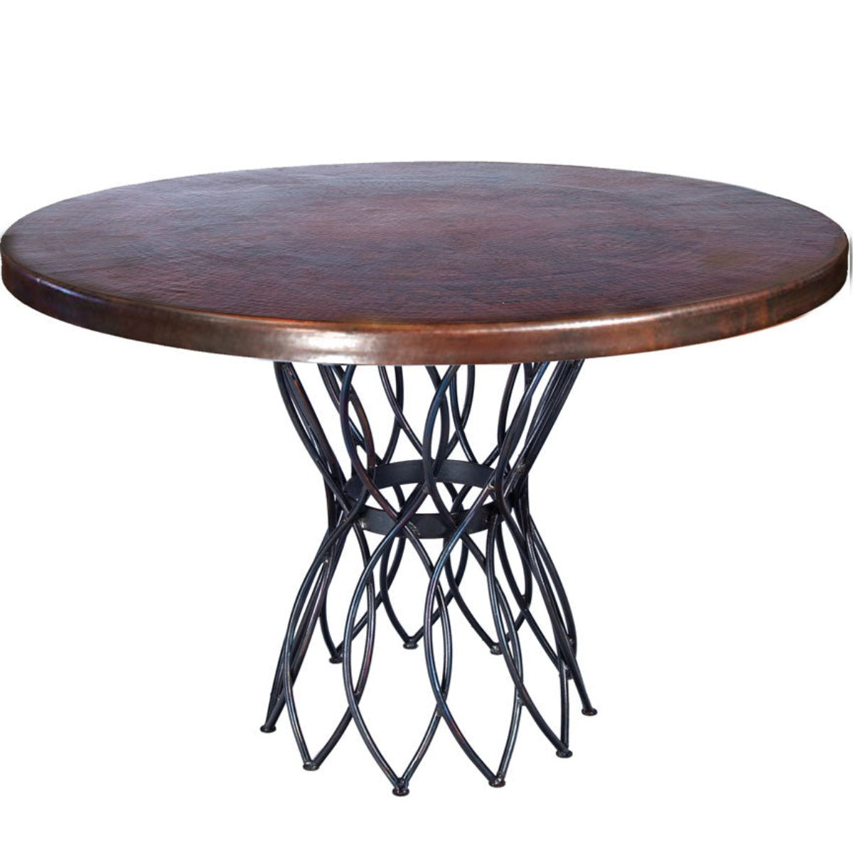 Infinity Dining Table or Base for 42"-60" Tops-Iron Accents