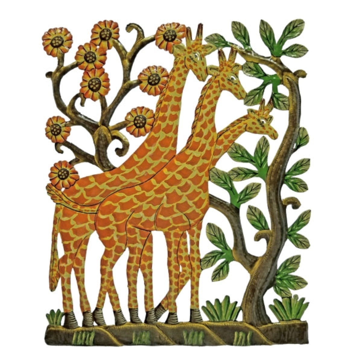 Grazing Giraffe Plaque