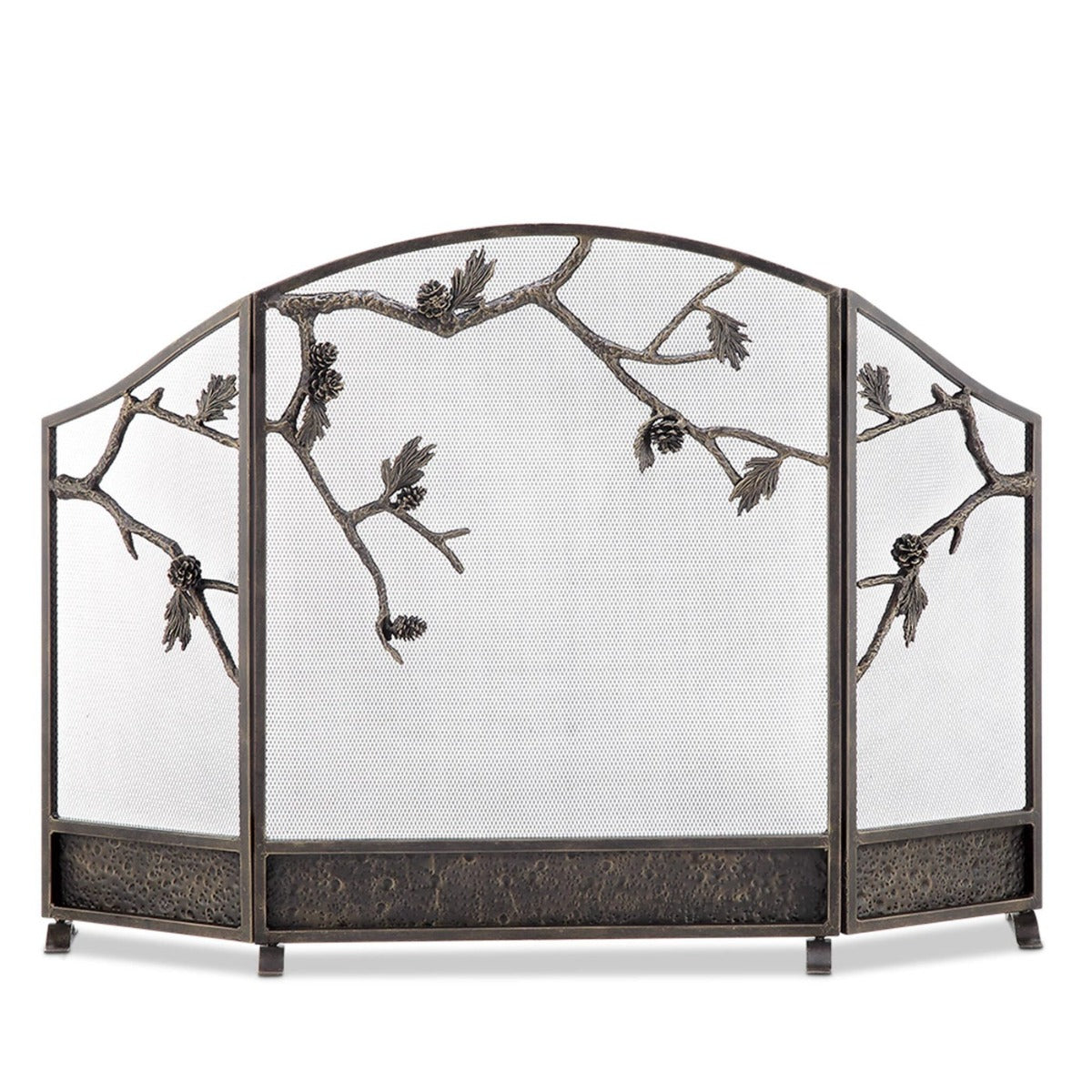 Pine Bough Fireplace Screen