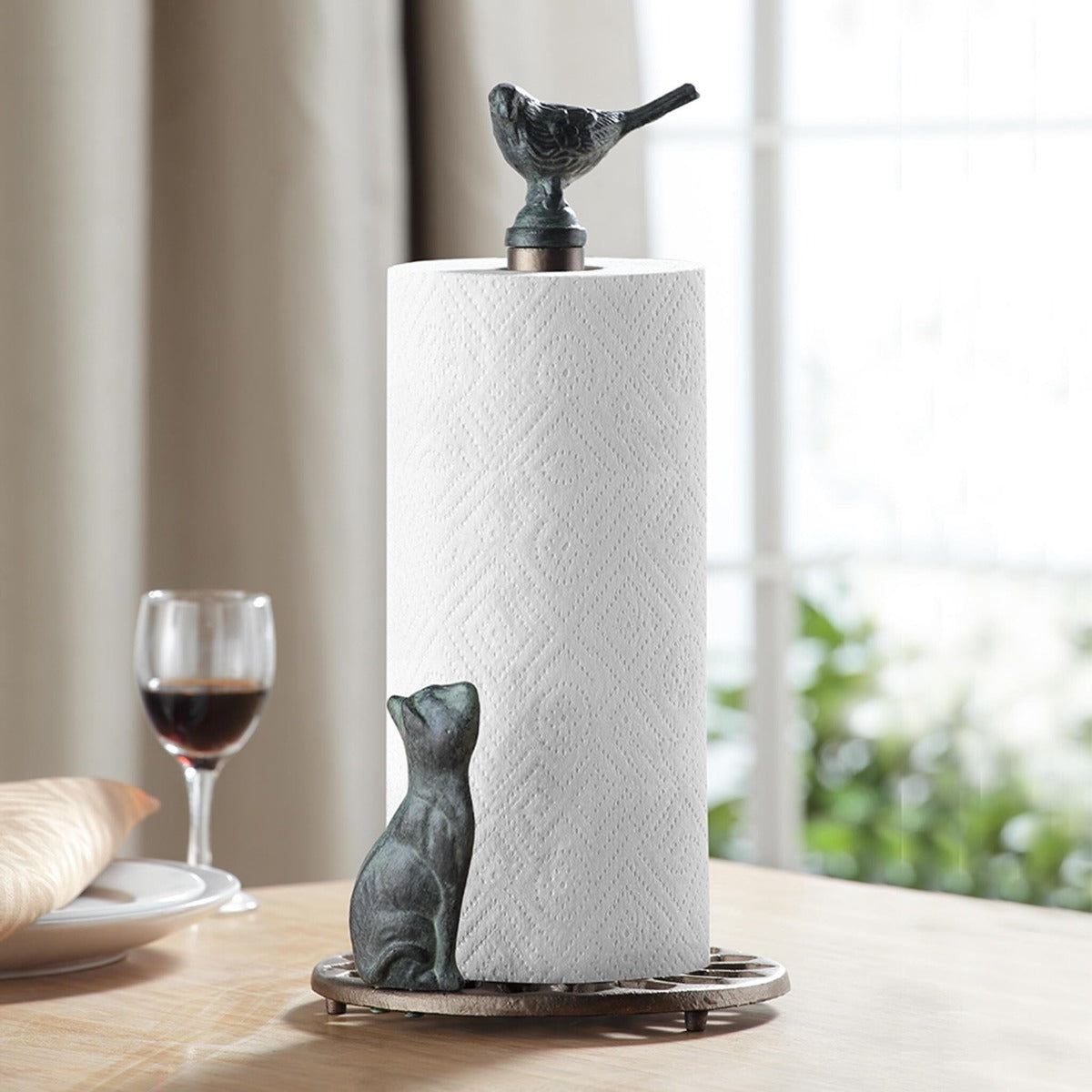 SPI Home Cat & Bird Paper Towel Holder