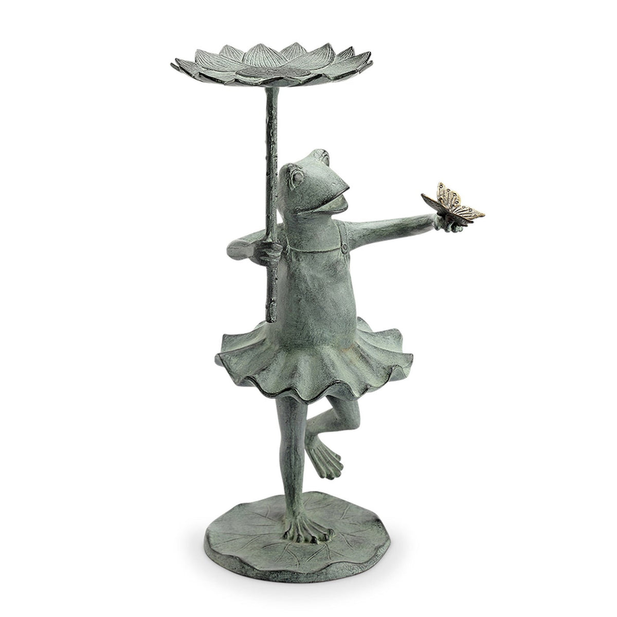 Frog Ballerina Birdfeeder