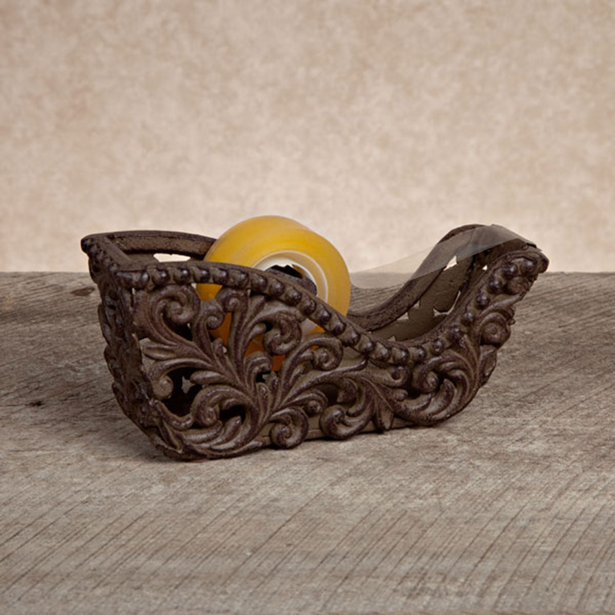 Acanthus Tape Dispenser-Iron Accents