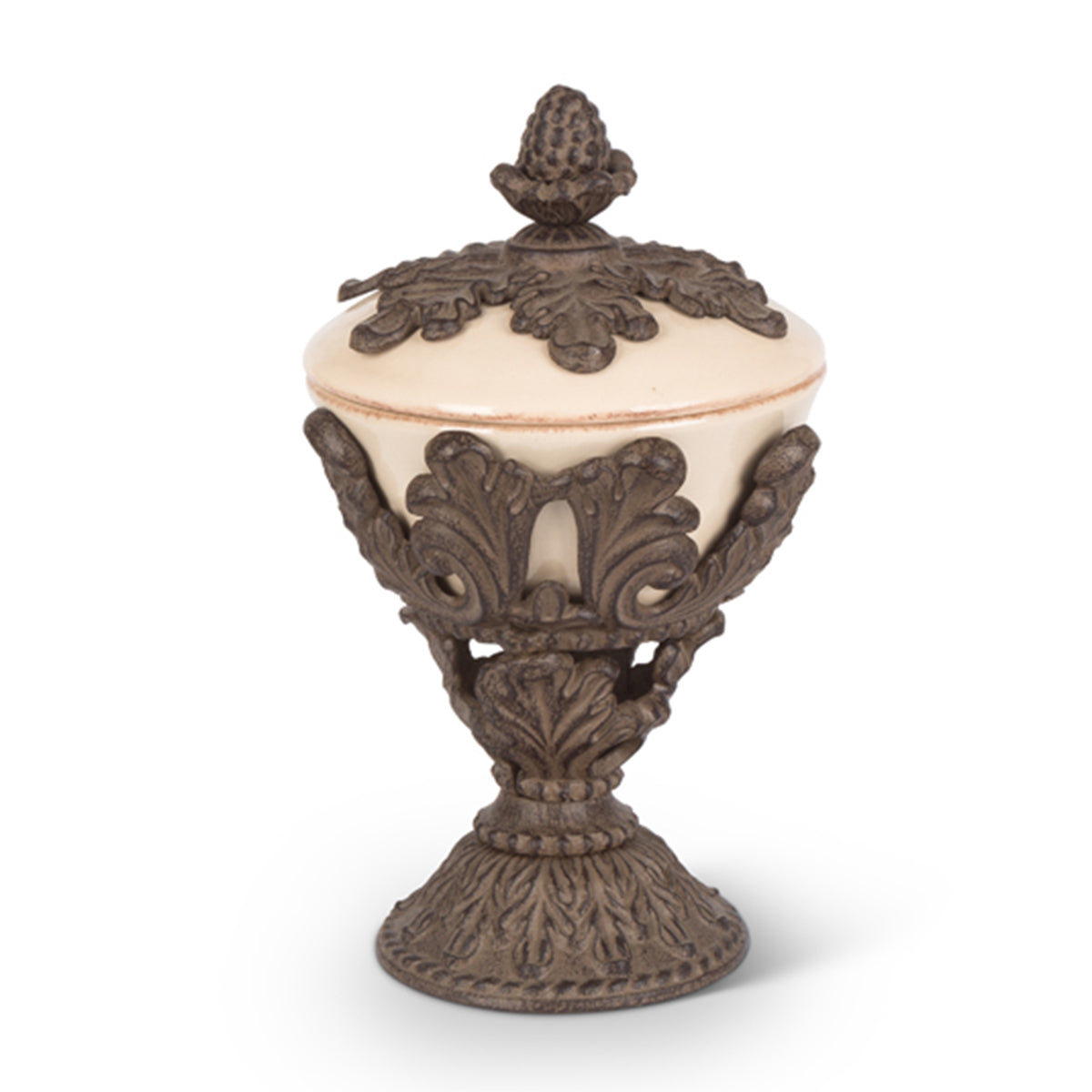 Acanthus Pedestal Nut Bowl