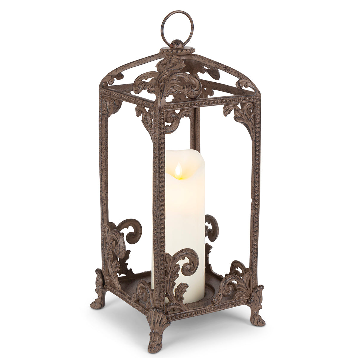 Acanthus Leaf Lantern - Tall