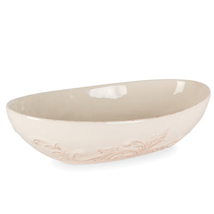 Acanthus Oval Serving Bowl