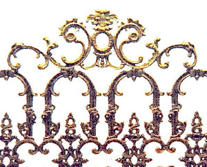 Luciana Fireplace Screen-Iron Accents