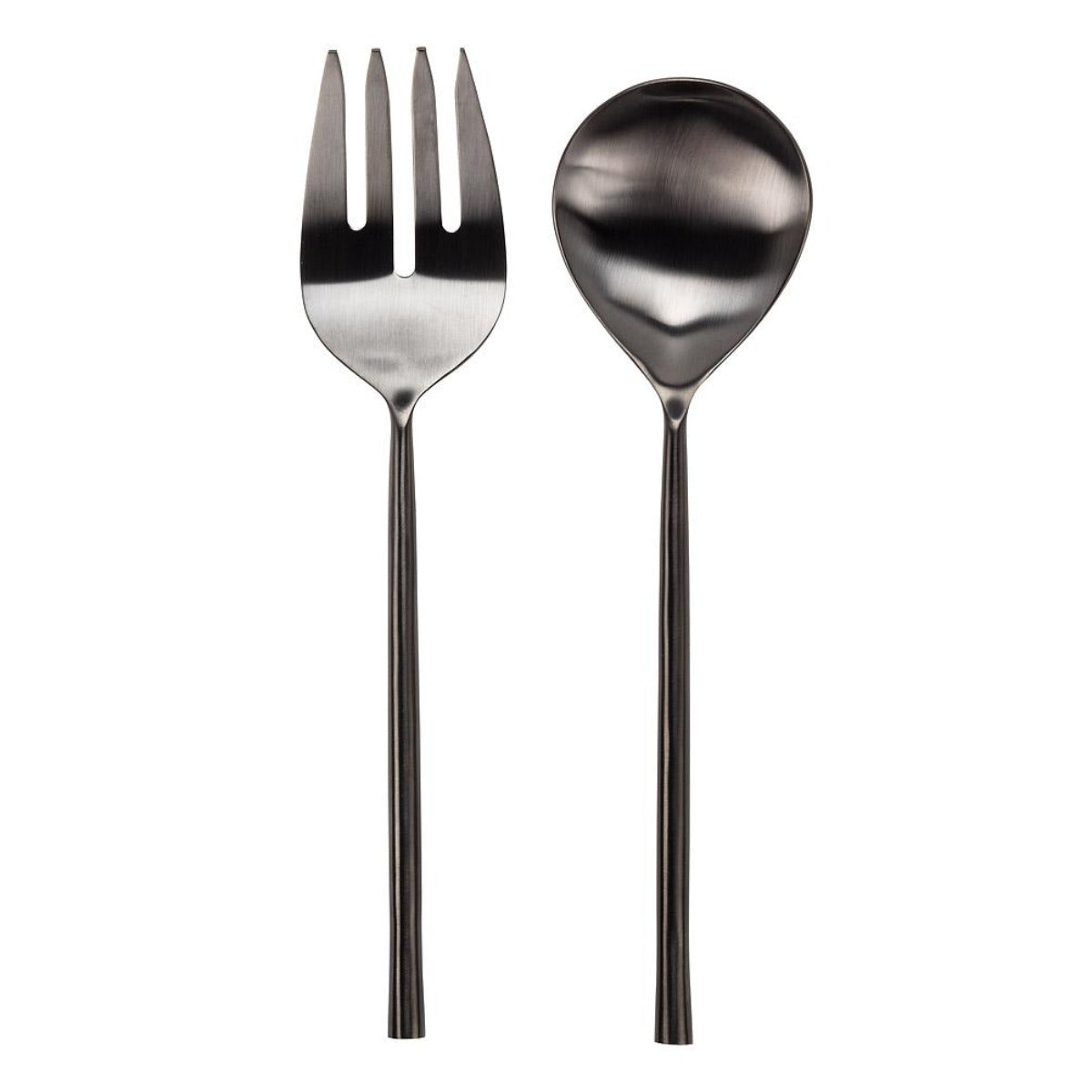 Matte Black Salad Servers (Set-2)