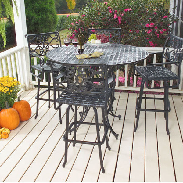 38" Bar Table-Iron Accents